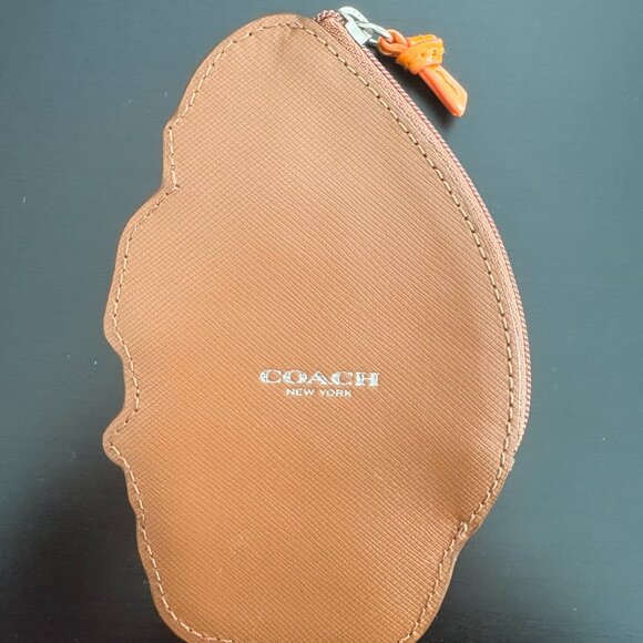 COACH Brown Squirrel Coin Purse - Picture 2 of 4